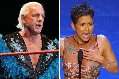 Ric Flair And Halle Berry Wrestling Legend Claims Actress Took A Ride