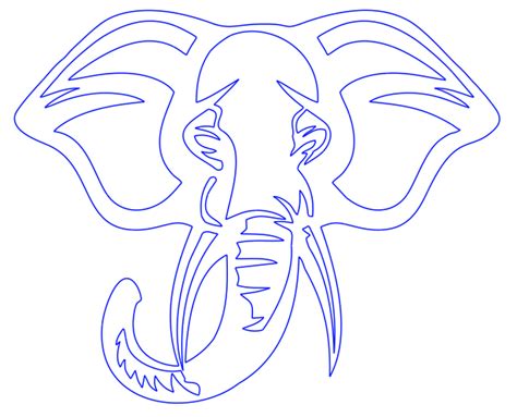 Jungle Animal Elephant Free Dxf File Free Download Dxf Patterns