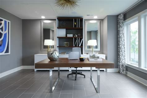 Sleek Contemporary Home Office With Minimalist Design Scheme In Eyas