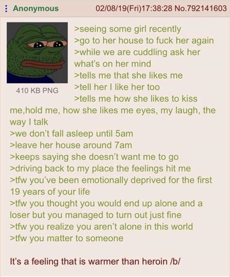 anon finds love r greentext greentext stories know your meme