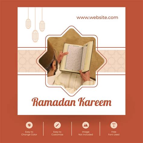 Premium Vector Modern Ramadan Kareem Banner Design