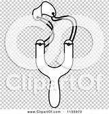 Outlined Sling Shot Illustration Clipart Vector Royalty Lal Perera sketch template