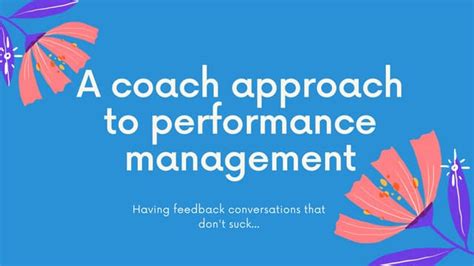 A Coach Approach To Performance Management Ppt