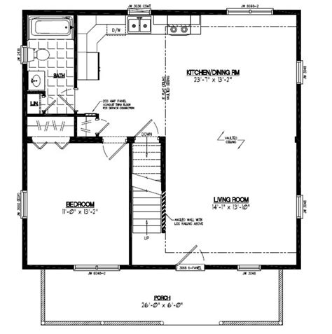 28x30 Mountaineer Deluxe Certified Floor Plan 28md1401 Custom Barns