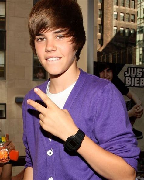 Justin Bieber Relembra Foto Em Que Tinha 15 Anos Quando O Mundo Me