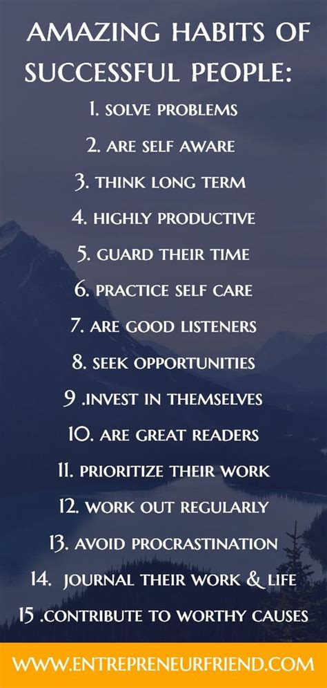 14 Top Amazing Habits Of Successful People