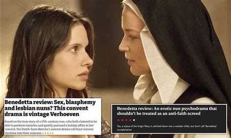 raunchy lesbian nun thriller featuring a jesus sex toy and based on a true story is hit by backlash