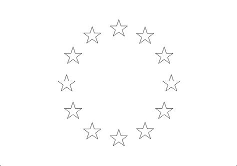 Die europaflagge besteht aus einem kranz von zwölf goldenen fünfzackigen sternen auf ultramarinblauem hintergrund. Flaggen Europa Zum Ausdrucken Und Ausmalen