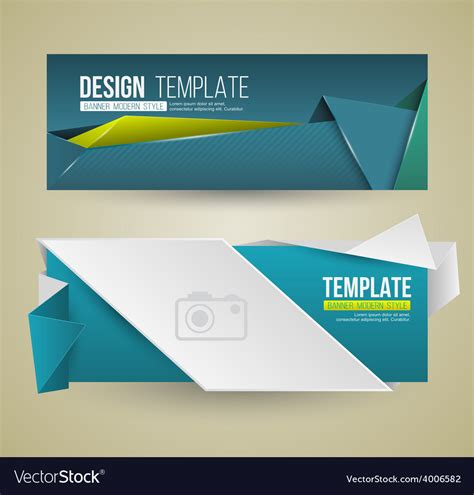 Set Of Modern Design Banners Royalty Free Vector Image
