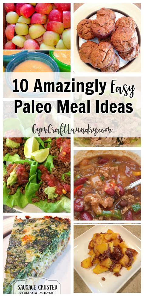 10 Easy Paleo Recipes For Every Meal Gym Craft Laundry