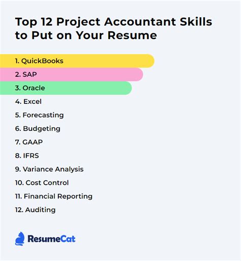 Top 12 Project Accountant Skills To Put On Your Resume