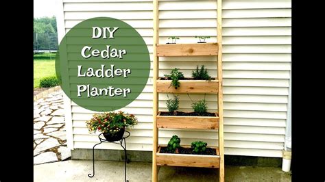 Diy Ladder Planter Vertical Herb Garden Planter