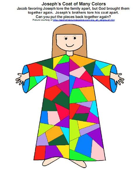 BIBLE CRAFTS FOR KIDS: Joseph's Coat of Many Colors
