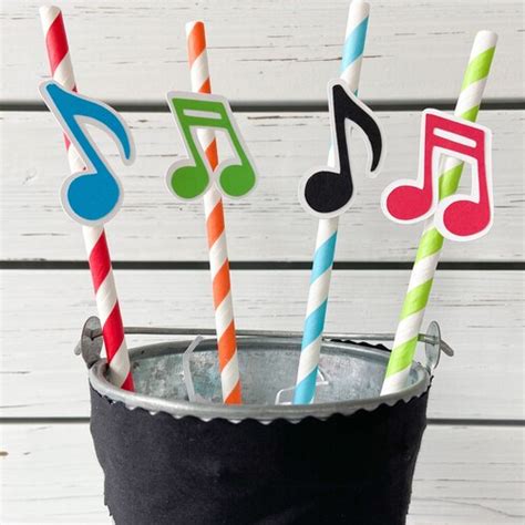 Rock N Roll Cupcake Toppers Set Of 12 Rock Star 1st Etsy