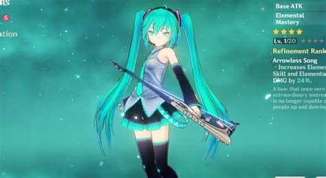 Hatsune Miku Genshin Impact Mods