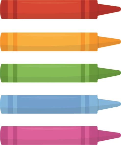 5 Best Color Crayons Printable Pattern Pdf For Free At Printablee