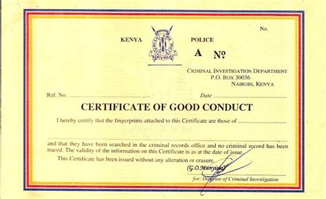 Guide On How To Apply For Certificate Of Good Conduct Online
