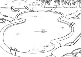 10 pics of kids swimming coloring pages swimming pool coloring. Swimming Colouring Pages