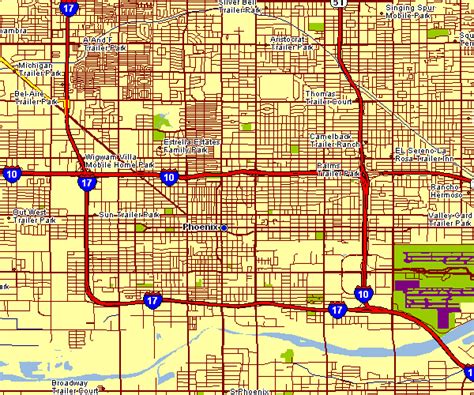 City Map Of Phoenix