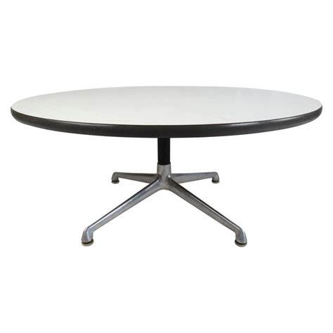 Working closely with the eames office, keepers of the eames design legacy, herman. Charles Eames "Aluminum Group" Coffee Table by Herman ...