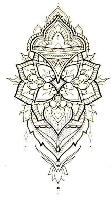 Watching a henna tattoo being created can be mesmerizing. #Mandalatattoo | Mandala tattoo design, Knee tattoo, Trendy tattoos