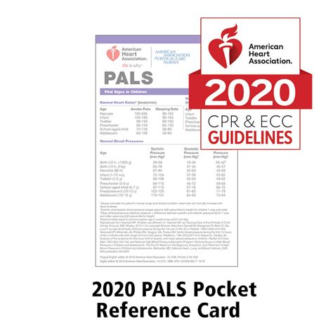 Aha 2020 Pals Pocket Reference Card Aed Superstore 20 1118