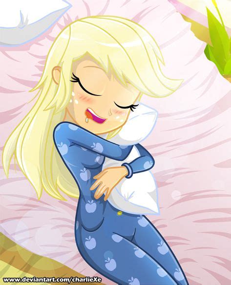 Applejack Artist Charliexe Bed Blushing Clothes