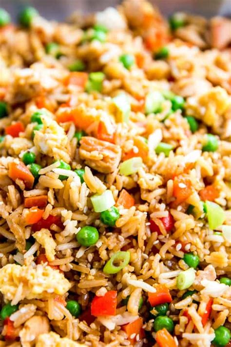 Easy Chicken Fried Rice Recipe Savory Nothings