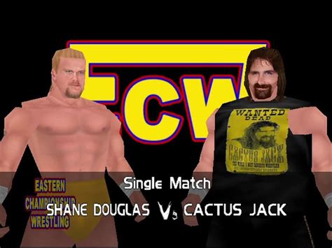 Ecw Barely Legal Mod Matches Shane Douglas Vs Cactus Jack Video