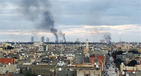 Clashes Renew In Libyas Capital Tripoli Breaking Un Brokered