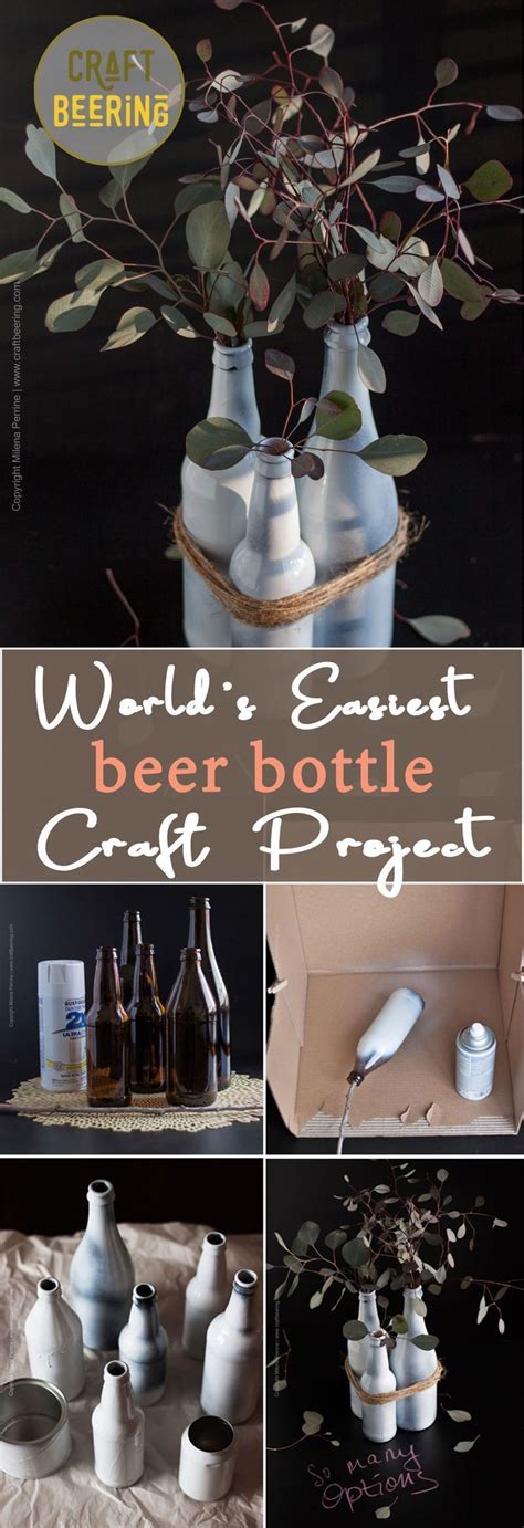 Beer Bottle Craft Project A Fun And Cute Diy Project To Use Those