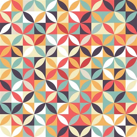Free Vector Retro Styled Pattern Background Design