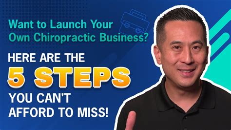5 Steps To Starting Your Own Chiropractic Practice Youtube