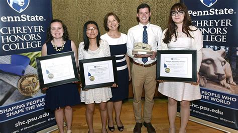 Schreyer Honors College Presents Graduating Scholars With Awards Penn