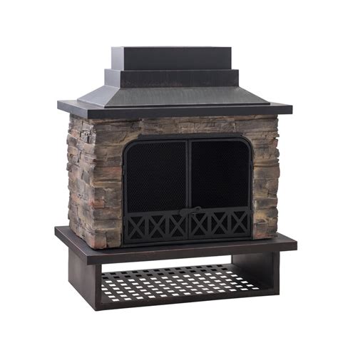 Darby Home Co Pirtle Steel Wood Burning Outdoor Fireplace And Reviews