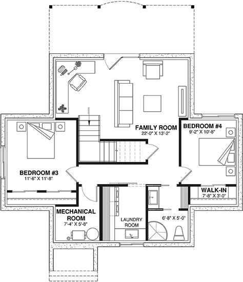 Country Style House Plan 2 Beds 2 Baths 1480 Sqft Plan 23 757
