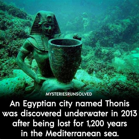Heracleion The Lost Underwater City Of Egypt In 2020 Underwater City Ancient History