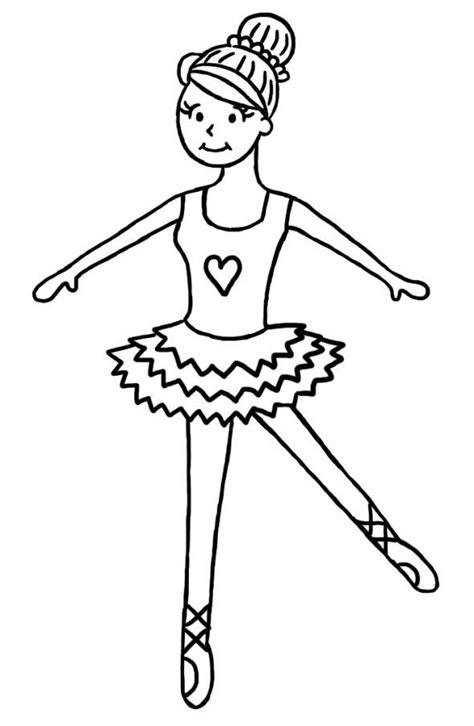 How To Draw A Ballerina Step By Step Tutorial For Children Cartoon