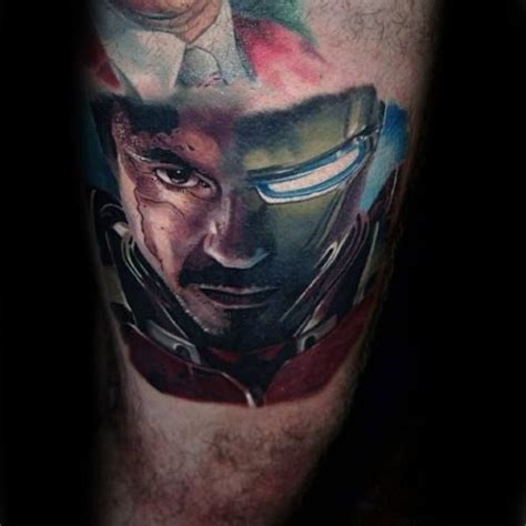 70 Iron Man Tattoo Designs For Men Tony Stark Ink Ideas