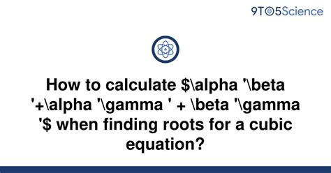 [solved] How To Calculate Alpha Beta Alpha 9to5science