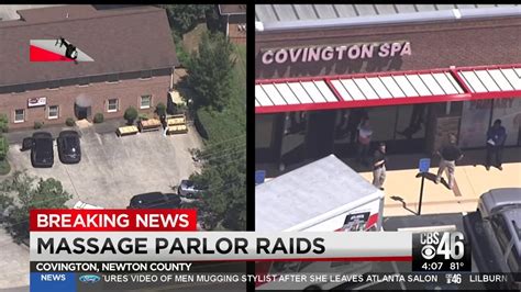 Police Raid Massage Parlors In Covington Youtube