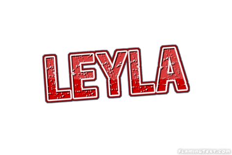 Leyla Лого Бесплатный инструмент для дизайна имени от Flaming Text