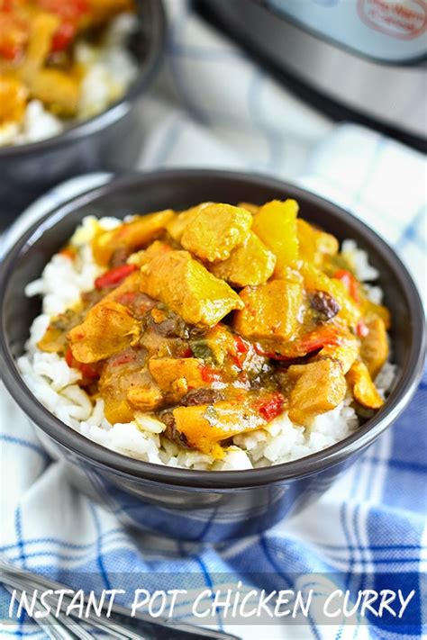 270ml can light coconut cream. Instant Pot Chicken Curry - Pressure Cooking Chicken Curry ...