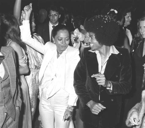 Diana Ross And Michael Jackson Celebrating The Premiere Of The Wiz At