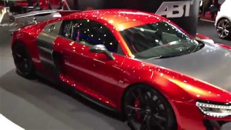 Red Chrome Audi R8 Gtr Spyder By Abt Youtube
