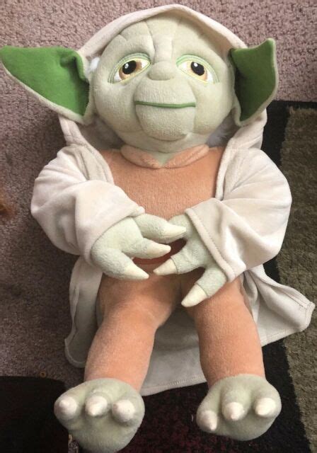 Star Wars Yoda Pillow Buddy 18 Plush 2009 Ebay