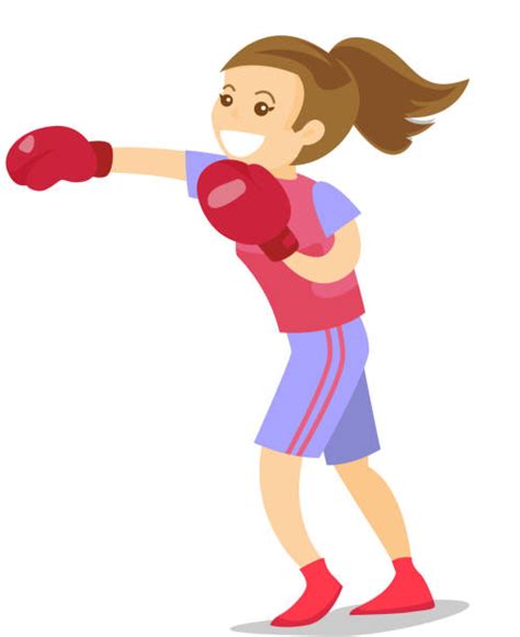 Women Boxing Illustrations Royalty Free Vector Graphics
