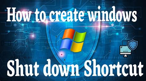How To Create Windows Shut Down Button And Shut Down Your Pc On Two