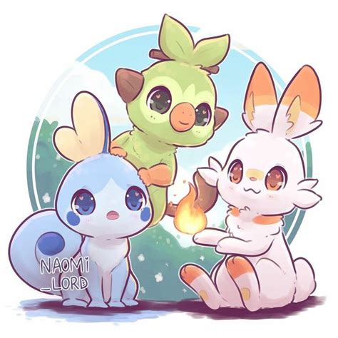 Some of the above features can only be done on the nintendo switch or on your mobile phone. Sobble🌊 Grookey🌿 Scorbunny🔥 | Cute pokemon wallpaper, New pokemon game, Cute animal drawings kawaii