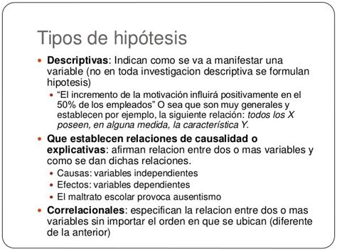 Hipotesis Variable